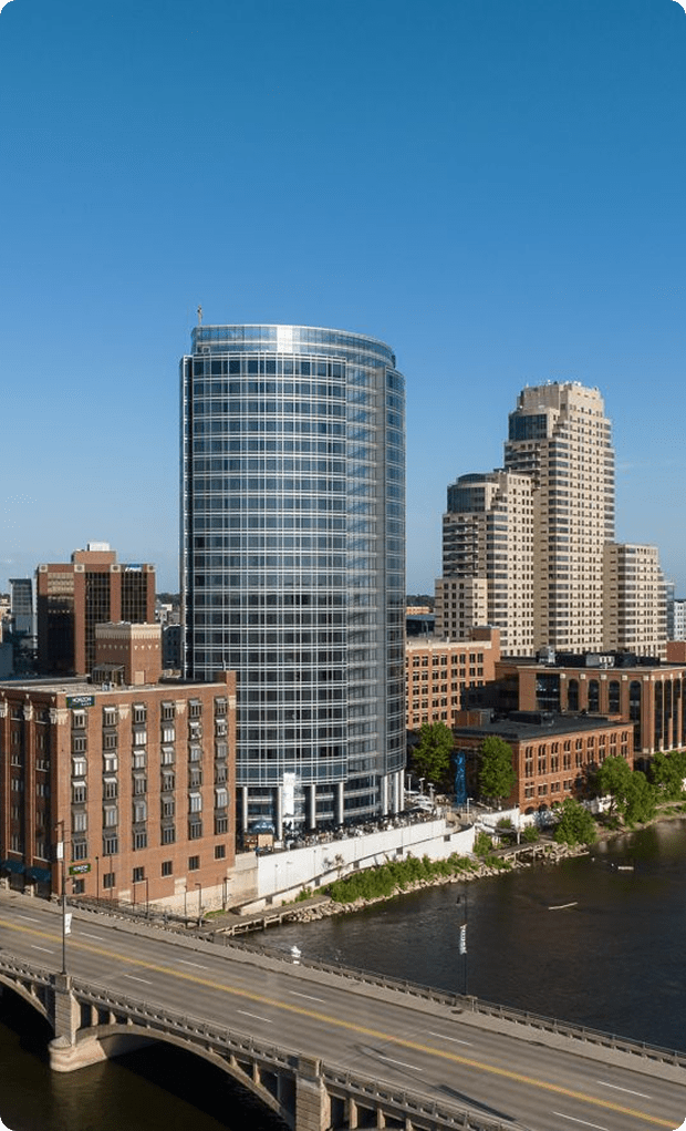Grand Rapids downtown skyline and buildings